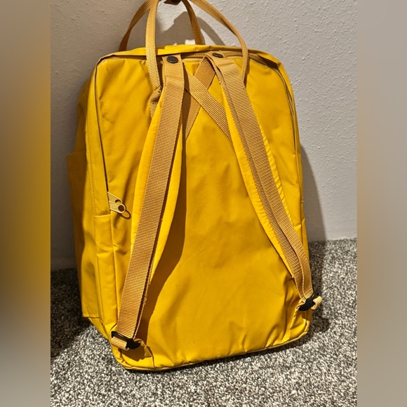 Kånken Fjallraven 15” Laptop Yellow Backpack - Picture 2 of 16
